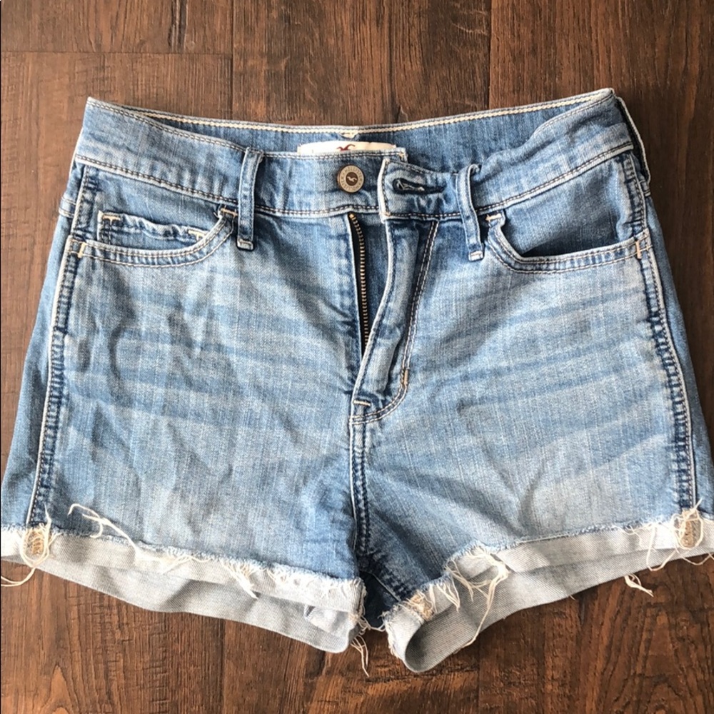 Hollister Advanced Stretch High Rise Denim Shorts
